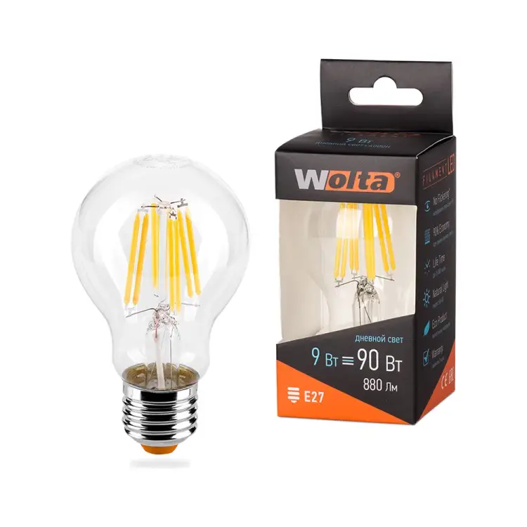 Лампа Wolta FILAMENT 25S60BLFT9E27