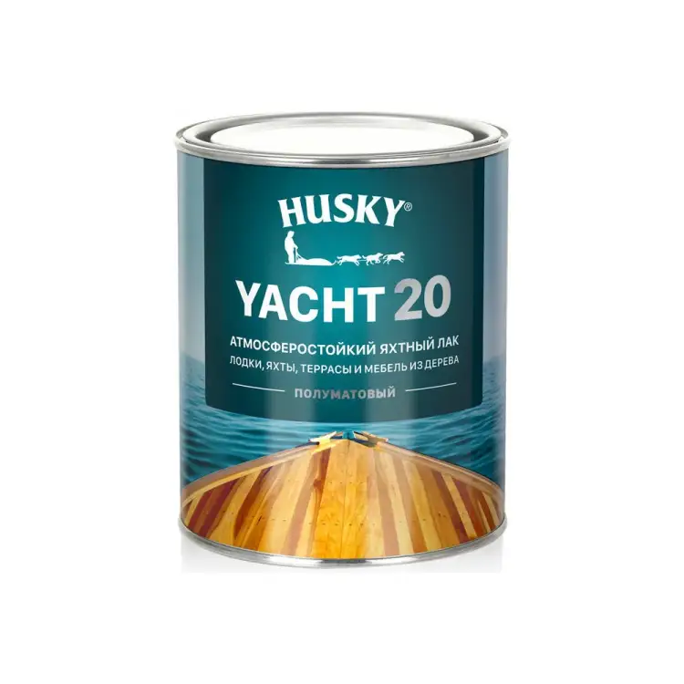 Полуматовый яхтный атмосферостойкий лак HUSKY 30135