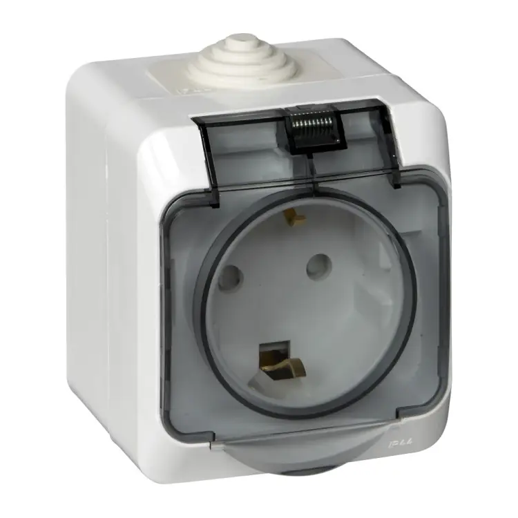 Одноместная розетка Systeme Electric Этюд PA16-044B