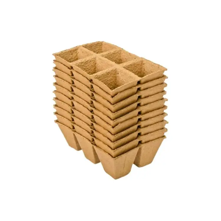 Квадратный блок торфяных горшков ЛЕТО 91998