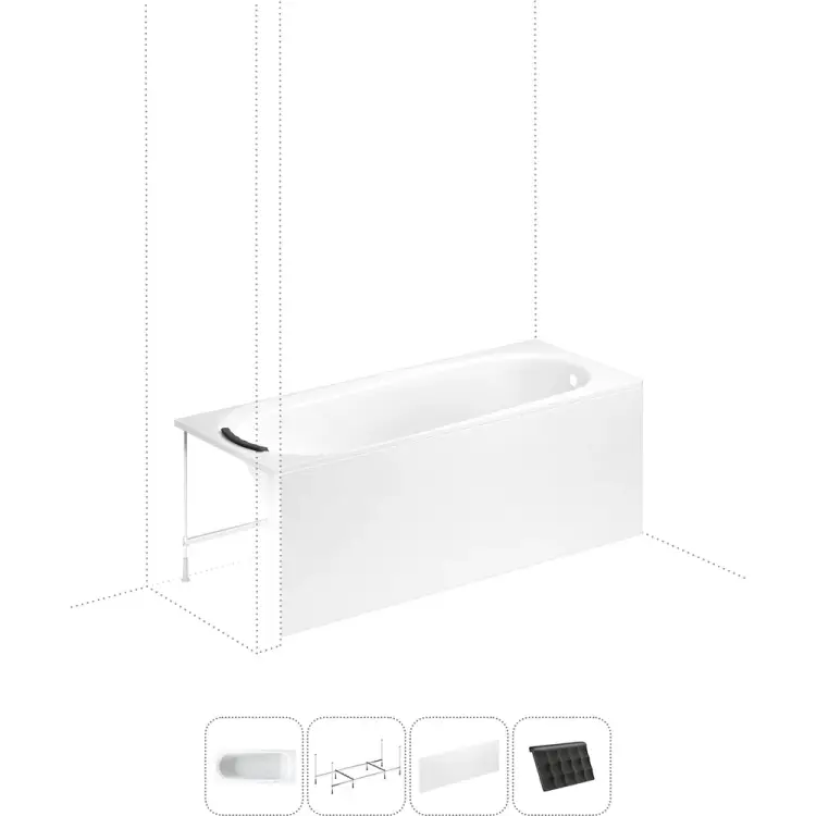 Акриловая ванна Lavinia Boho Biore S2-3501007P Акриловая ванна Lavinia Boho Biore S2-3501007P