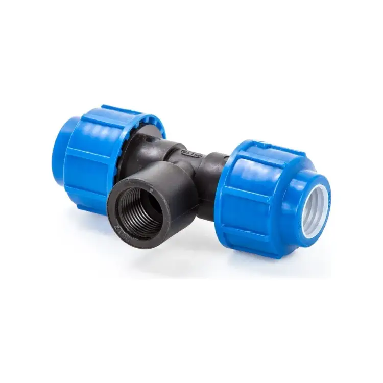 Компрессионный тройник для ПЭ труб LAMMIN Lm34012756375