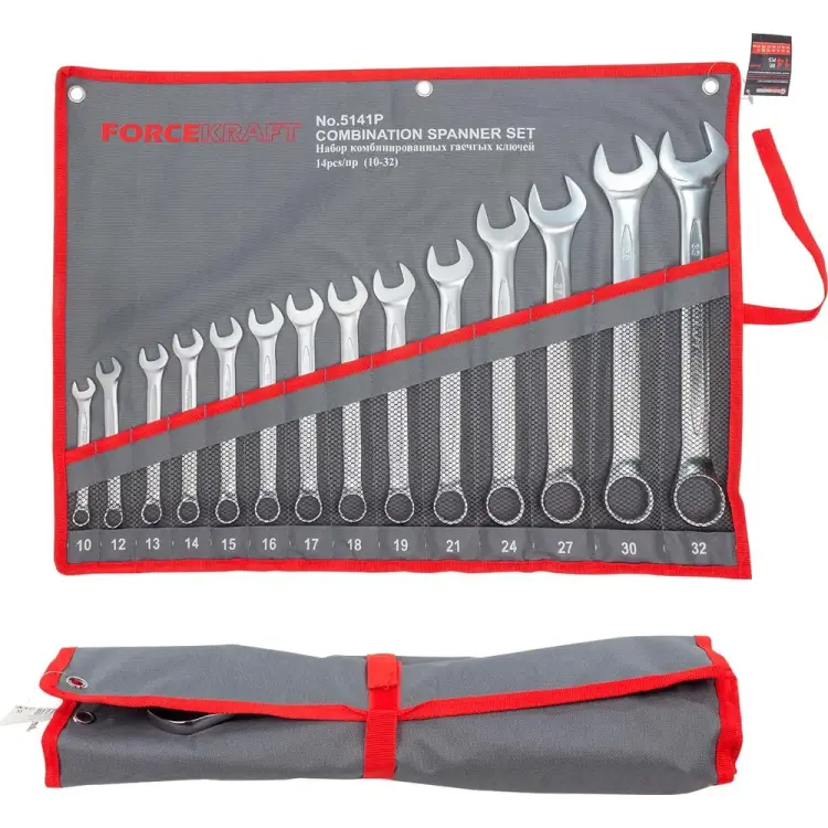 Набор комбинированных ключей Forcekraft FK-5141/5141P(29933) Набор комбинированных ключей Forcekraft FK-5141/5141P(29933)