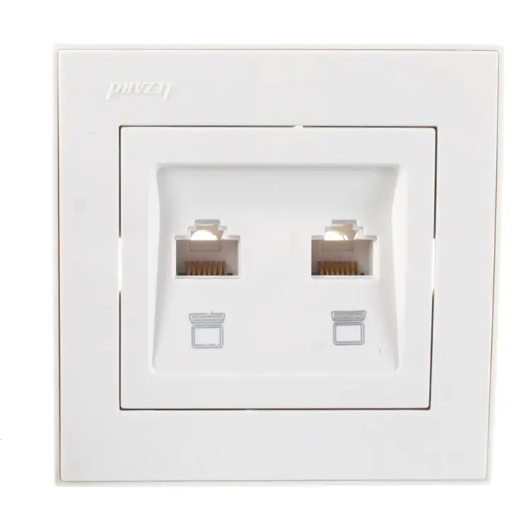 Двойная компьютерная розетка Lezard RAIN 703-0202-141