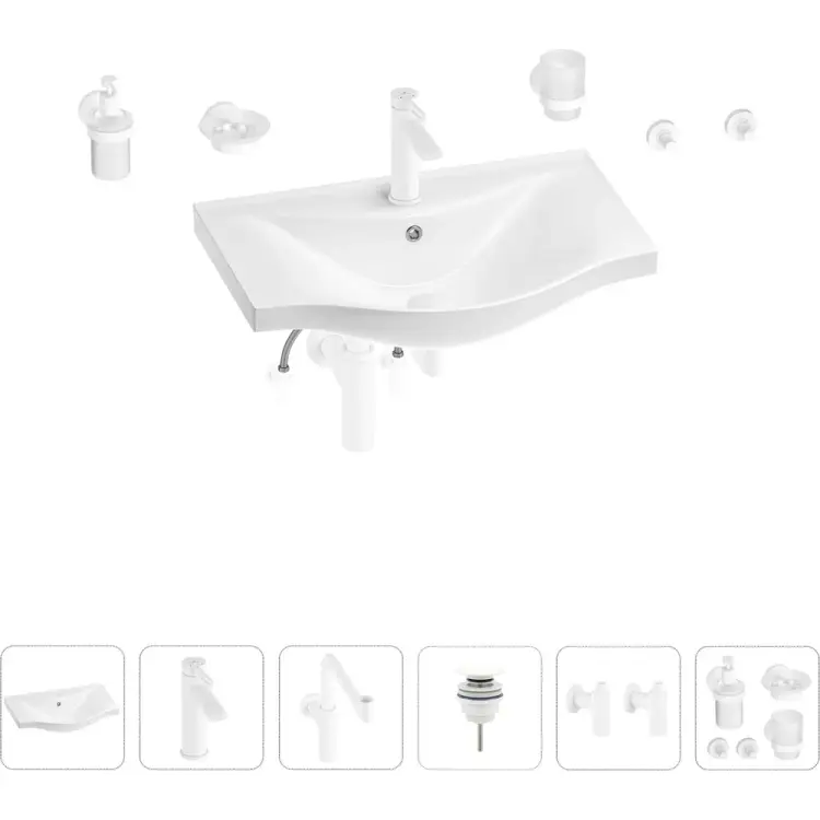 Раковина для ванной Wellsee Bisou 201007300