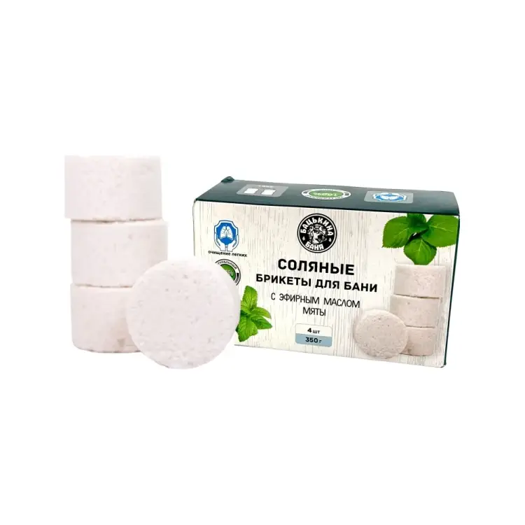 Соляные брикеты для бани Бацькина баня 23009 Соляные брикеты для бани Бацькина баня 23009