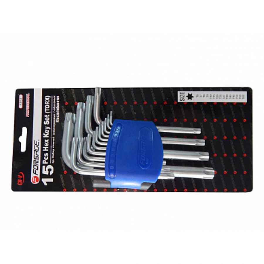 Набор Г-образных ключей torx Forsage 26058