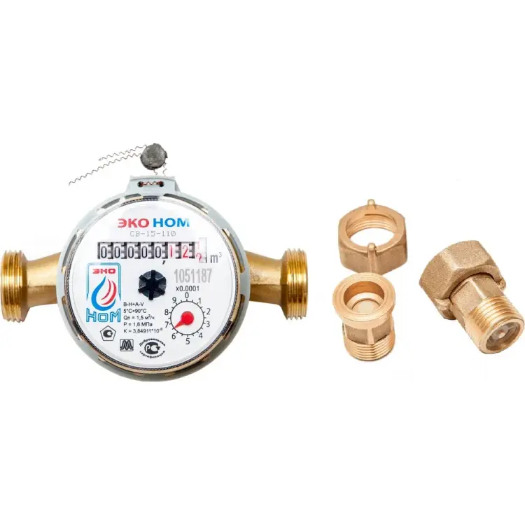 Универсальный счетчик воды ЭКО НОМ НОМ -15-110 СВ110-004