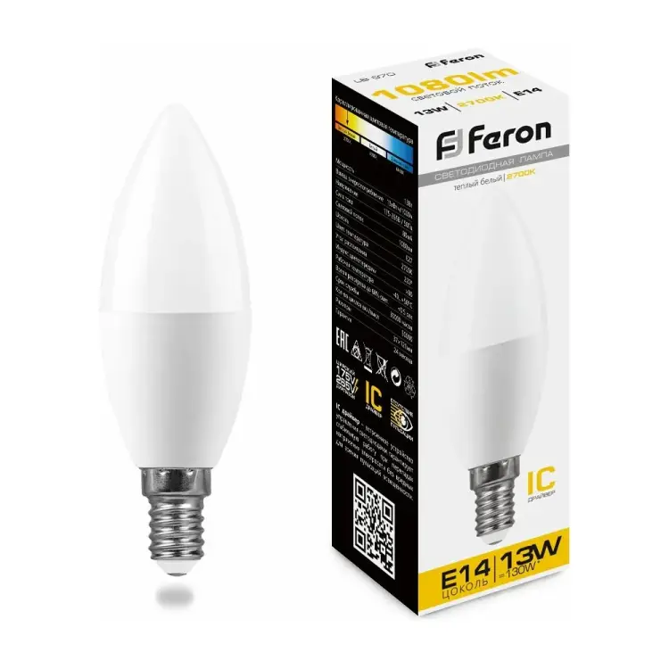 Светодиодная лампа FERON LB-970 38107