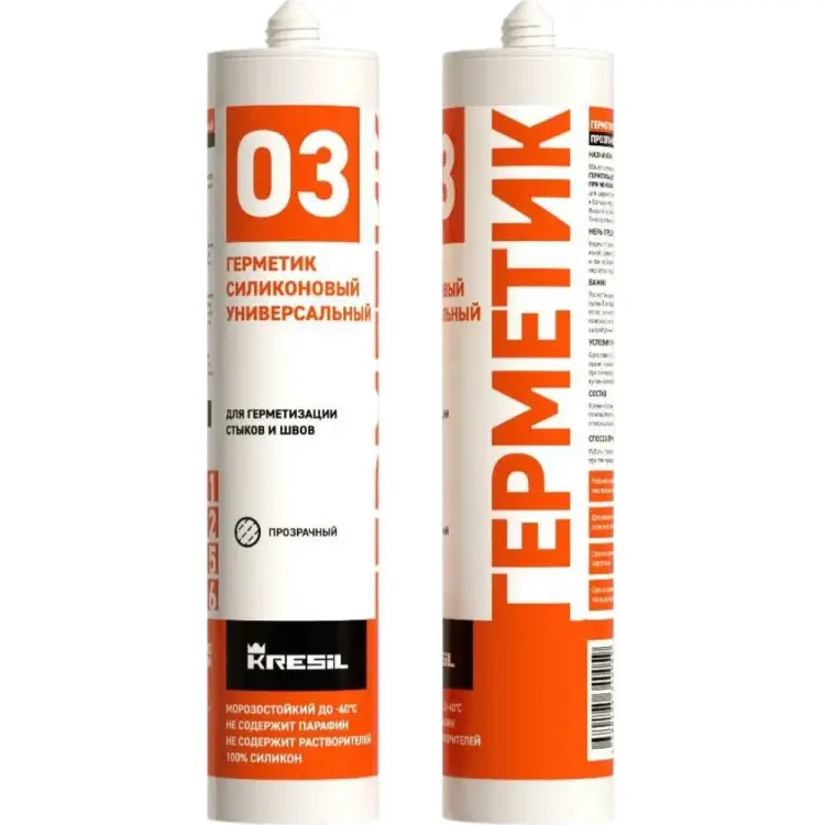 Силиконовый универсальный герметик Kresil 03 4680195340059