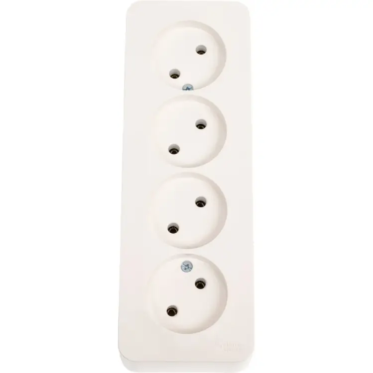 Четырехместная розетка Systeme Electric BLANCA BLNRA000412