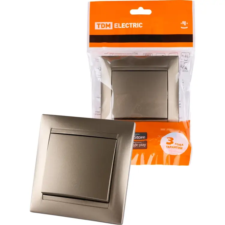 Выключатель TDM ELECTRIC Лама SQ1815-0706