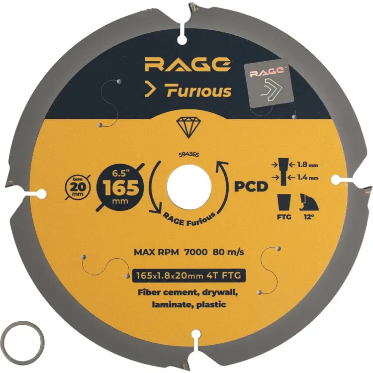 Пильный диск RAGE Furious 594365 Пильный диск RAGE Furious 594365