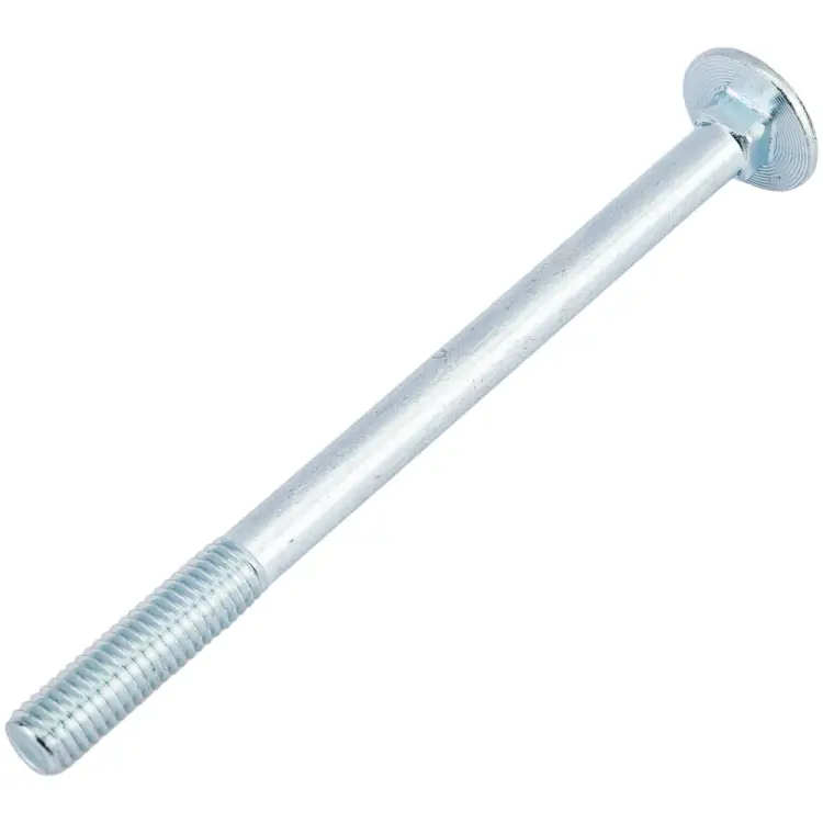 Оцинкованный мебельный болт КРЕП-КОМП 10х140 DIN603 (25 шт.) бм10140ф