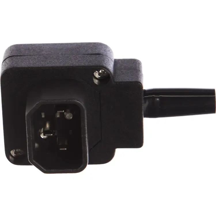 Угловая разборная электрическая вилка LANMASTER LAN-IEC-320-C14/90