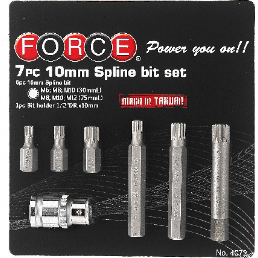Набор бит FORCE 4072