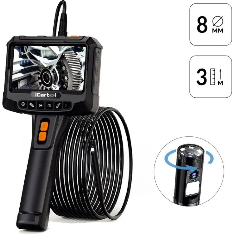 Промышленный видеоэндоскоп iCarTool IC-VC700R-3