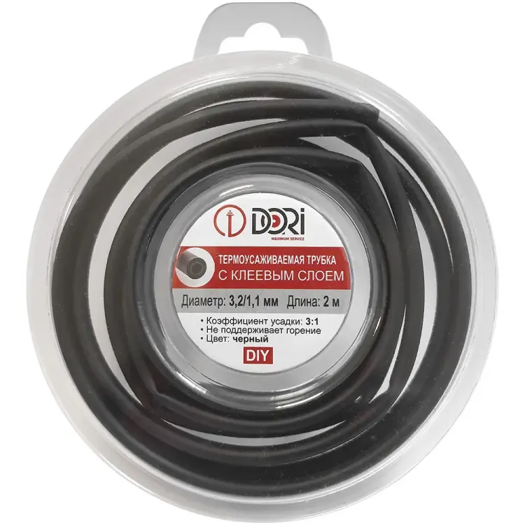Термоусадочная трубка DORI ТТК 3,2/1,1 49555