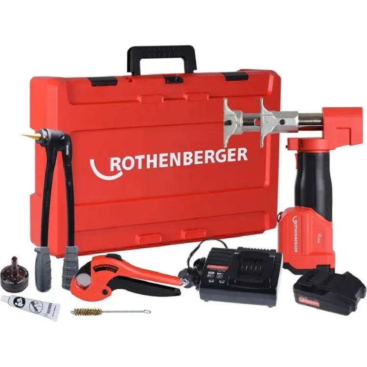 Электрогидравлический аксиальный аккумуляторный пресс Rothenberger ROMAX AXIAL 1000002792 Электрогидравлический аксиальный аккумуляторный пресс Rothenberger ROMAX AXIAL 1000002792