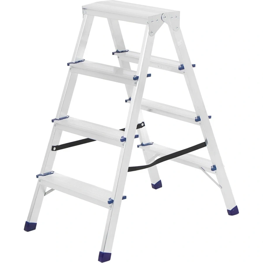 Двухсторонняя алюминиевая стремянка ТУНДРА 4590974 Двухсторонняя алюминиевая стремянка ТУНДРА 4590974