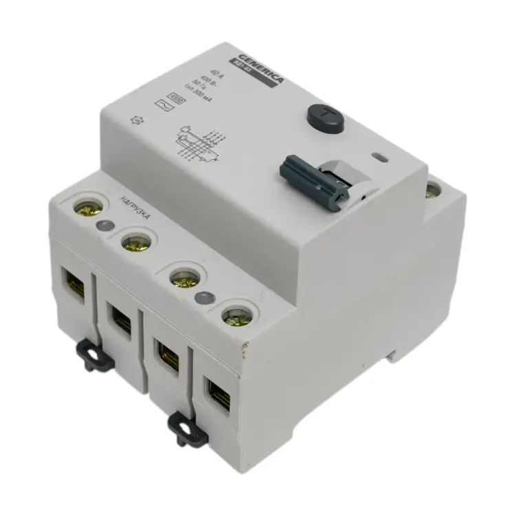 Дифференциальный выключатель GENERICA УЗО ВД1-63 MDV15-4-040-300