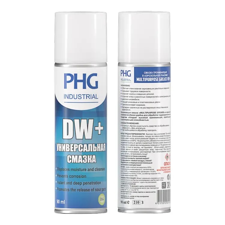 Универсальная проникающая смазка PHG Industrial DW+ 510101