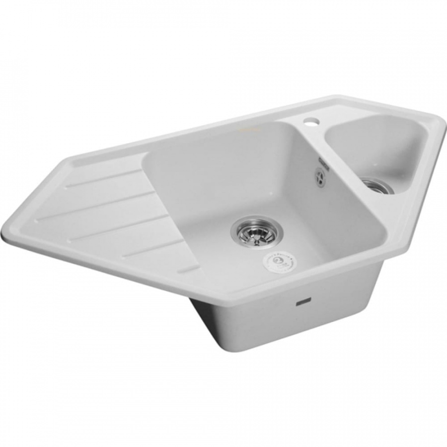Угловая мраморная мойка GranFest CORNER GF-C--950E