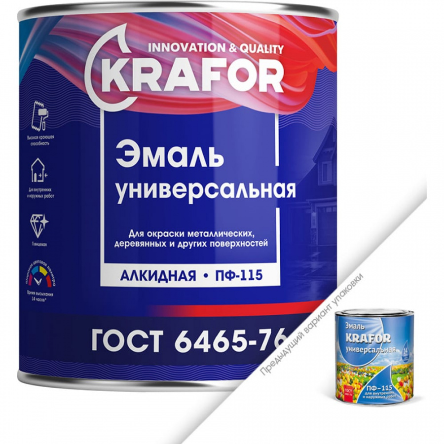 Эмаль KRAFOR ПФ-115