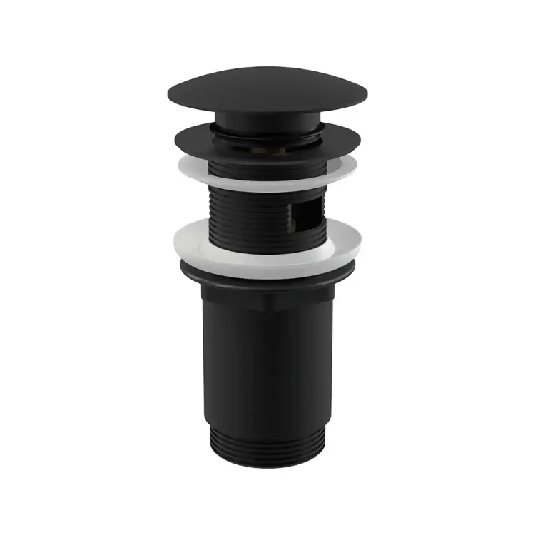 Донный клапан сифона для умывальника Alcadrain A392BLACK 00047341