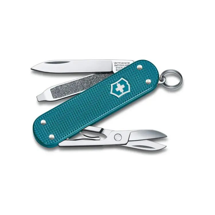 Нож-брелок Victorinox Classic SD Alox Colors Wild Jungle 0.6221.242G Нож-брелок Victorinox Classic SD Alox Colors Wild Jungle 0.6221.242G
