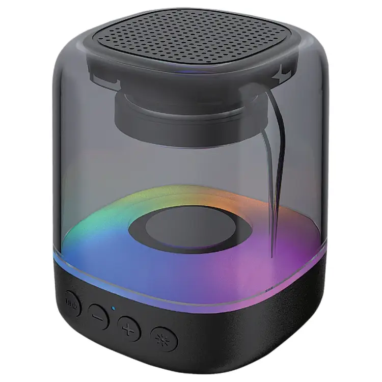 Акустическая система QUMO Bluetooth Plasma mini ВТ 0081 3 ВТ, объемное звучание, RGB подсветка отключаемая , MicroSD+Jack 3,5м 42084 Акустическая система QUMO Bluetooth Plasma mini ВТ 0081 3 ВТ, объемное звучание, RGB подсветка отключаемая , MicroSD+Jack 3,5м 42084