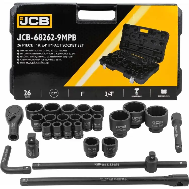 Набор инструментов ударных JCB JCB-68262-9MPB(59044)