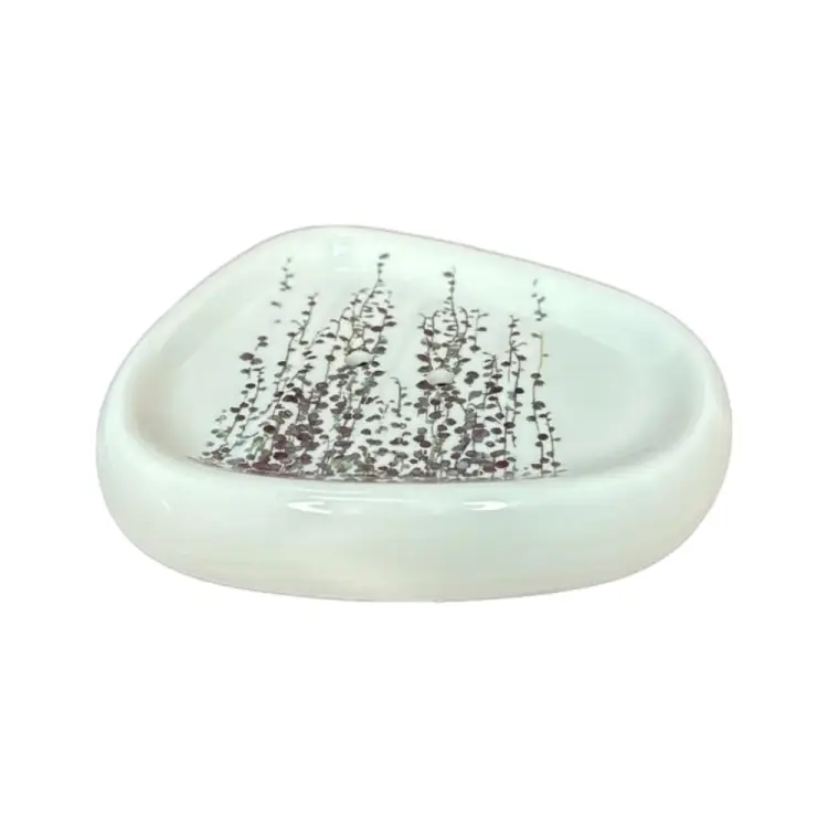 Мыльница PRIMANOVA Bloom керамика, 12x3х9см DR-81221 Мыльница PRIMANOVA Bloom керамика, 12x3х9см DR-81221