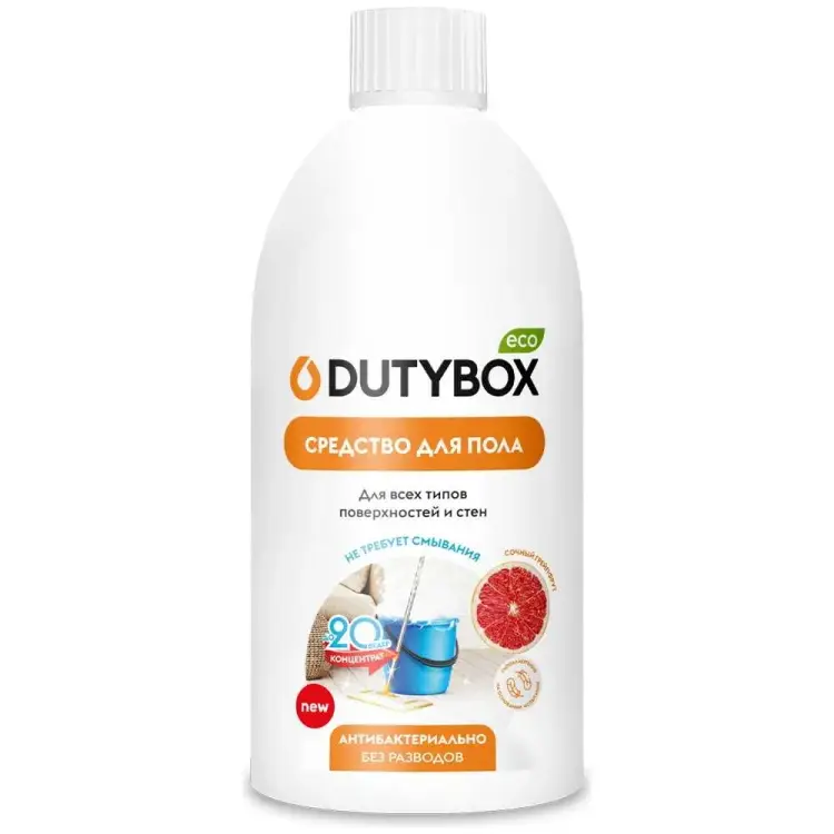 Эко средство для пола DUTYBOX db-1218 Эко средство для пола DUTYBOX db-1218