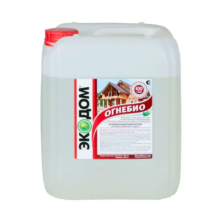 Огнебиозащитный состав для древесины Экодом Огнебио 36152