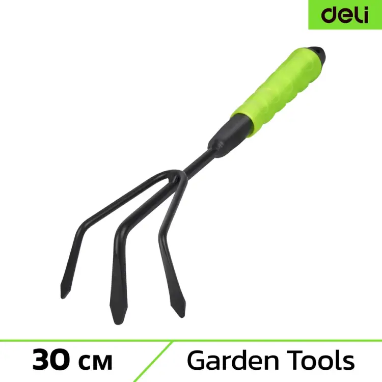 Садовый рыхлитель-культиватор (тяпка) DELI ручной, 30 см, защита от ржавчины, противоскользящая рукоять DL580815 146803 Садовый рыхлитель-культиватор (тяпка) DELI ручной, 30 см, защита от ржавчины, противоскользящая рукоять DL580815 146803