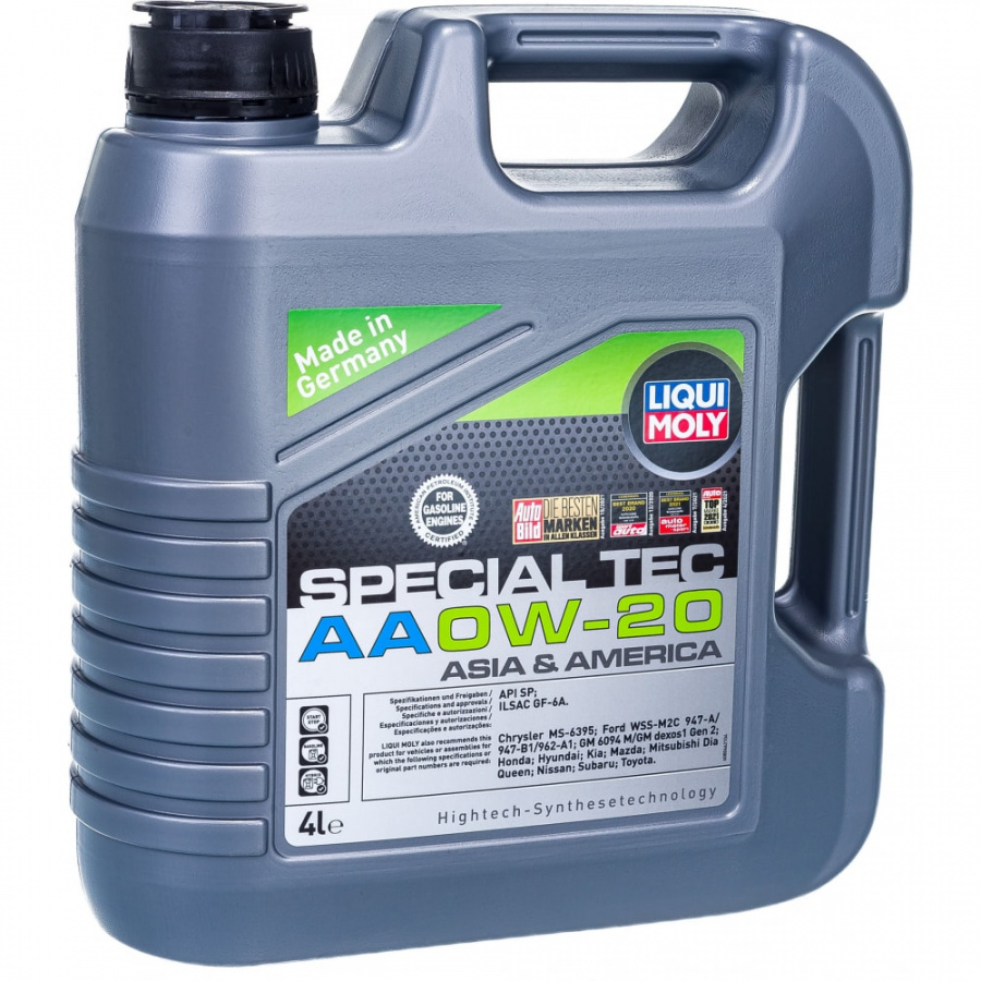 Синтетическое моторное масло LIQUI MOLY Special Tec AA 0W-20 SN;ILSAC GF-5