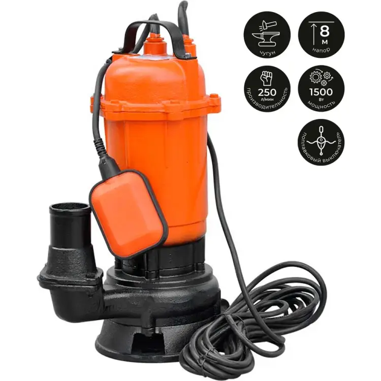 Дренажнo-фекальный насос SKIPER SP8-1.5 00-00010869