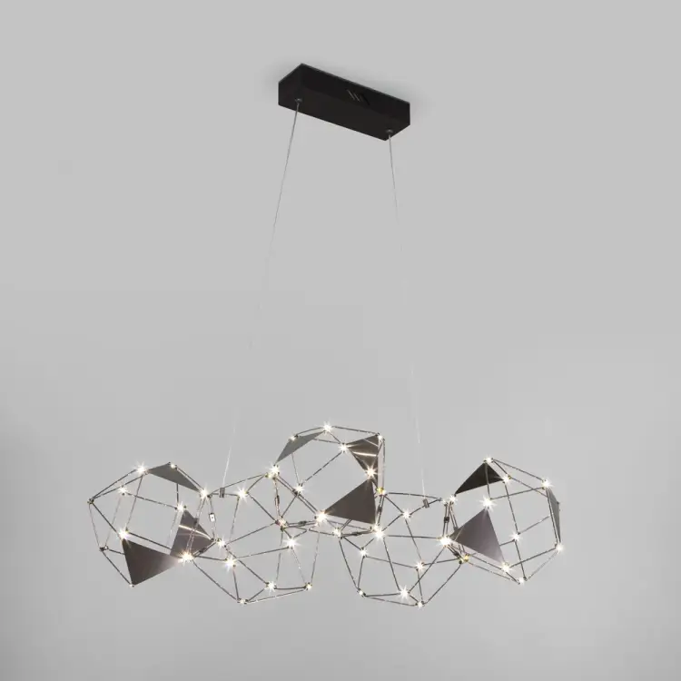 Подвесной светильник Eurosvet 90368/5 черный жемчуг a065026