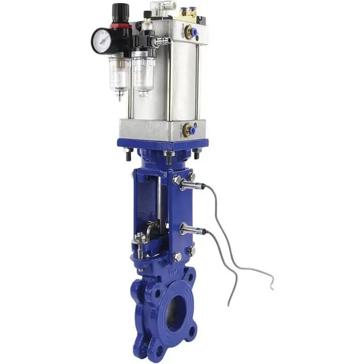 Шиберная задвижка DN.ru WCB-SS304-EPDM-2W-DA D040-03078