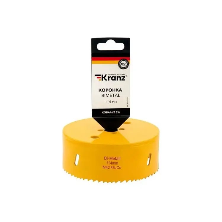 Биметаллическая коронка KRANZ KR-92-0247