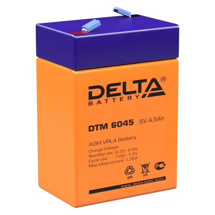 Аккумулятор DELTA DTM 6045
