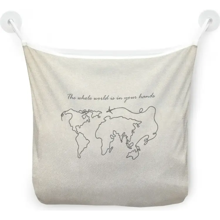 Настенная сетка-органайзер для ванной для игрушек JOYARTY Целый мир в твоих руках tgb_385287