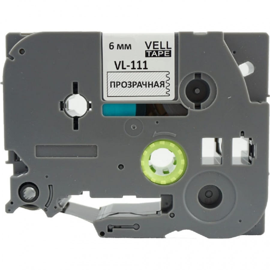 Лента для PT 1010/1280/D200/H105/E100 Vell VL-111 Brother TZE-111