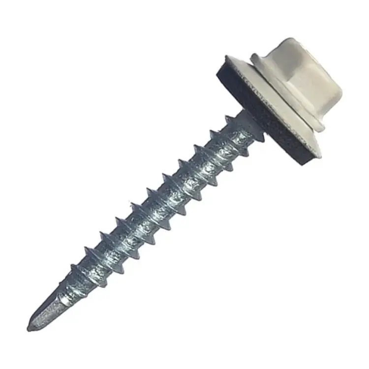 Кровельный саморез КРЕП-КОМП 4,8x70, RAL9003, белый сигнальный, 100 шт. ск709003кф