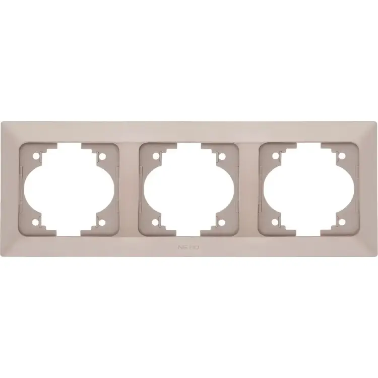 Горизонтальная трехместная рамка NE-AD Aras 93-23-17