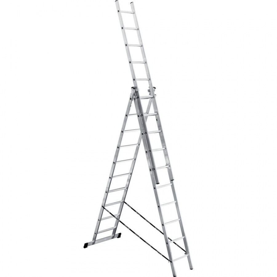 Алюминиевая трехсекционная лестница UFUK 411310