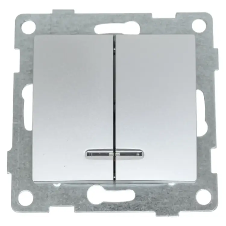 Двухклавишный выключатель GUSI Electric Bravo С10В28-004