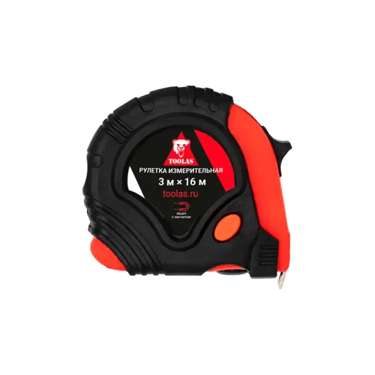 Рулетка TOOLAS МАГНИТ 3508