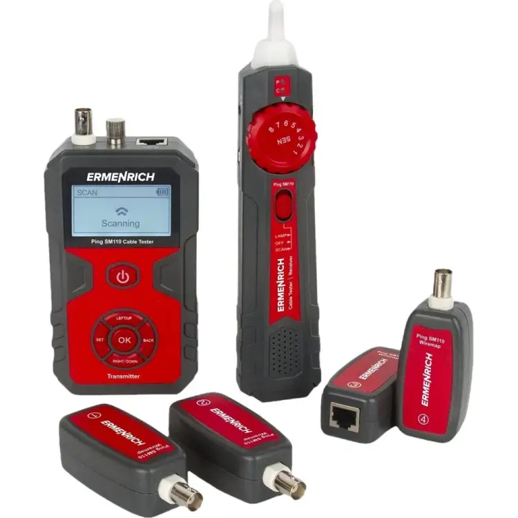 Тестер кабельных линий Ermenrich ping sm110 82553